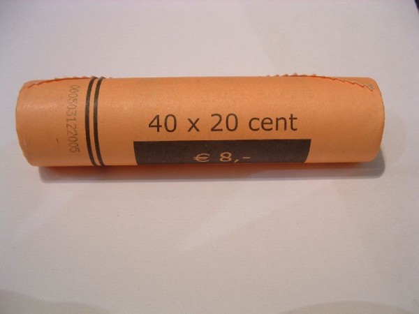 (afbeelding voor) Muntrol 20 eurocent 2007 UNC